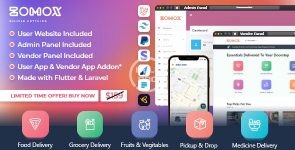 Zomox Grocery Food Pharmacy Courier Service Provider Backend Driver app.png